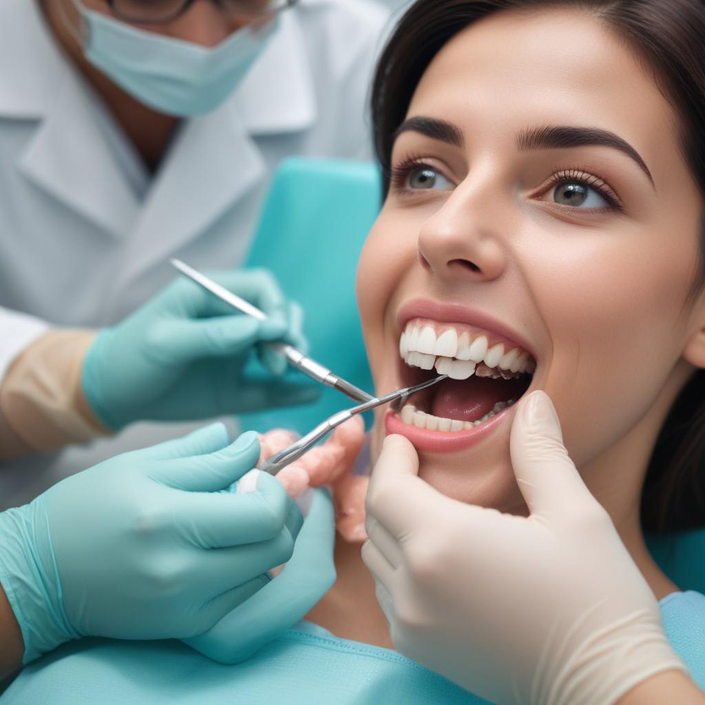 Профессиональная чистка зубов и удаление отложений